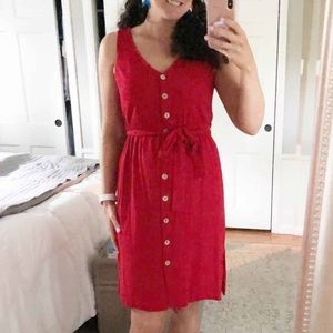 EUC Universal Thread button front midi dress